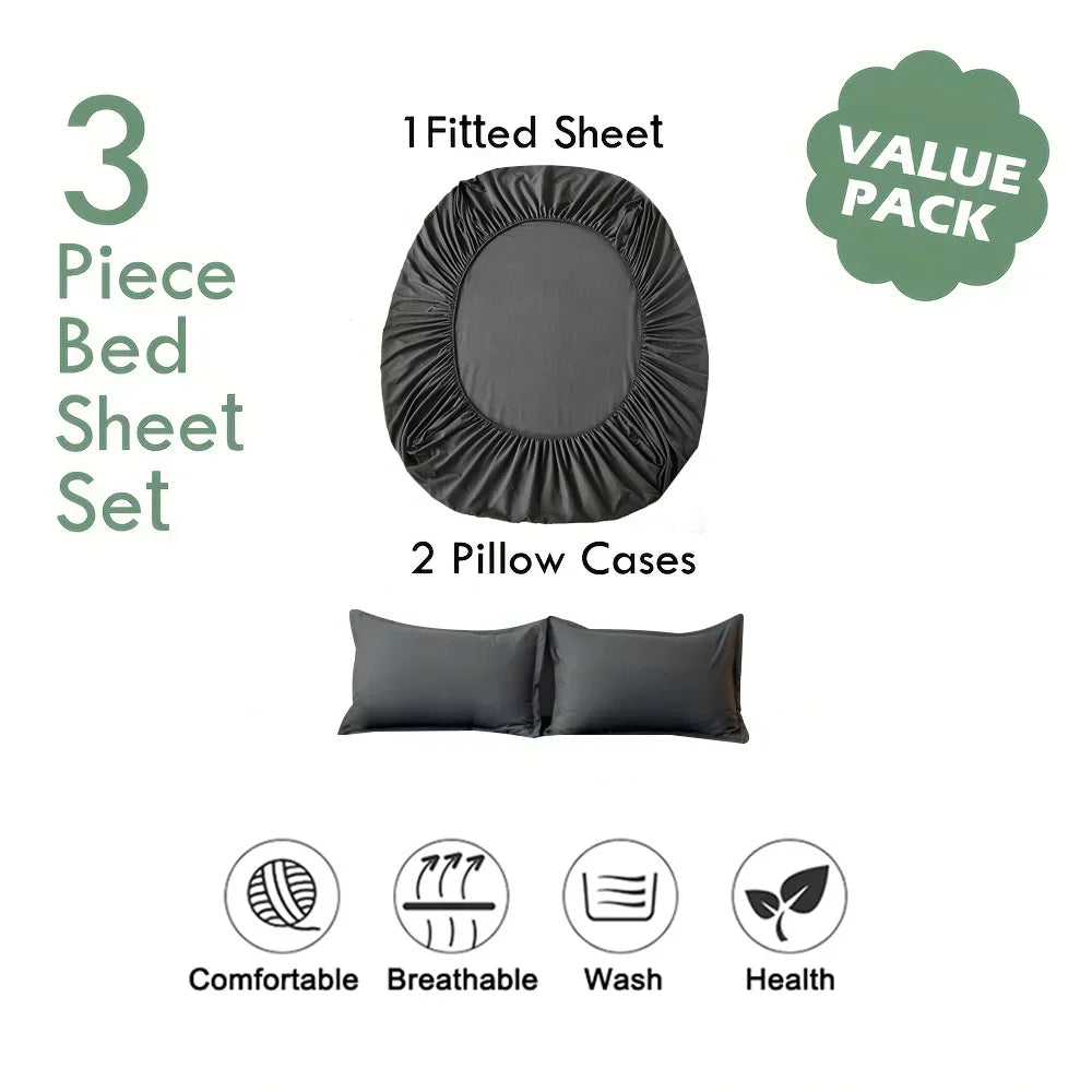 Pure Cotton Bed Sheet Set