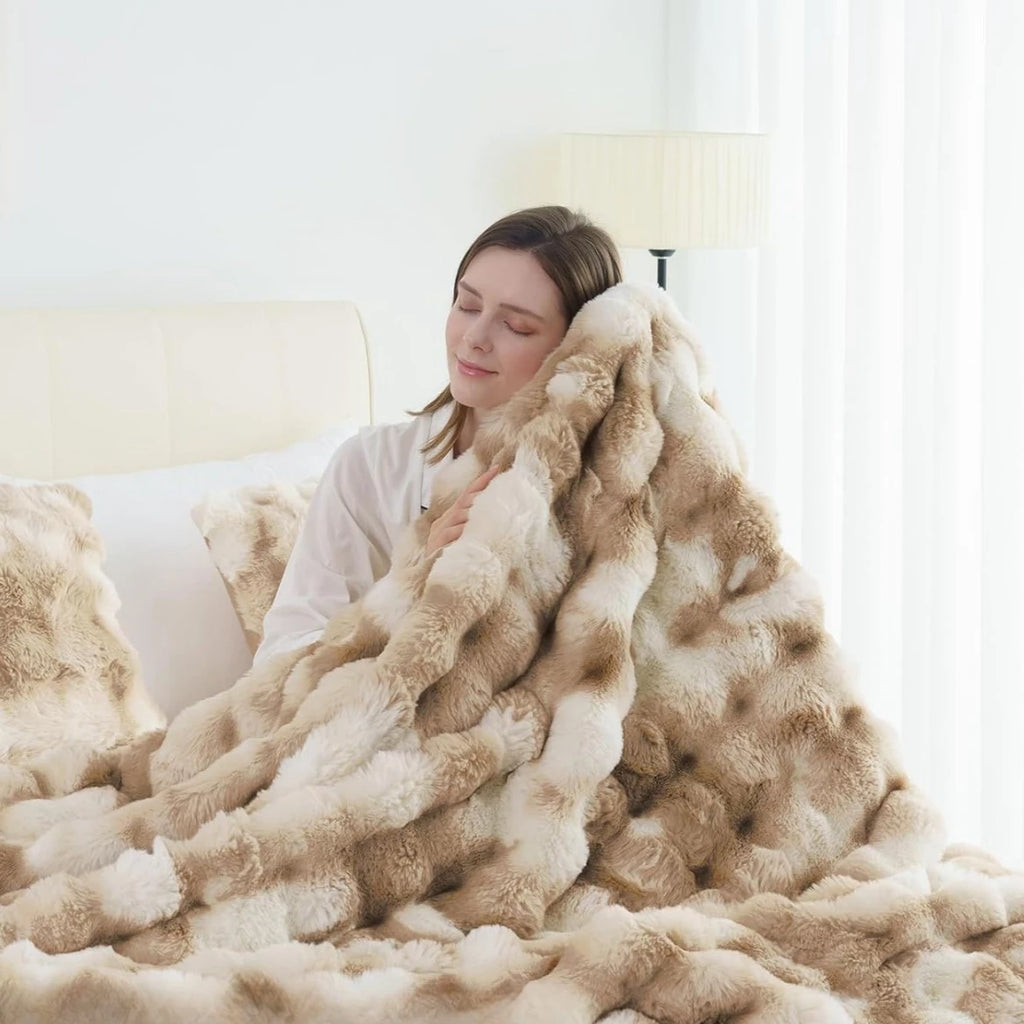 Weighted Blanket 6 lbs Rabbit Fleece
